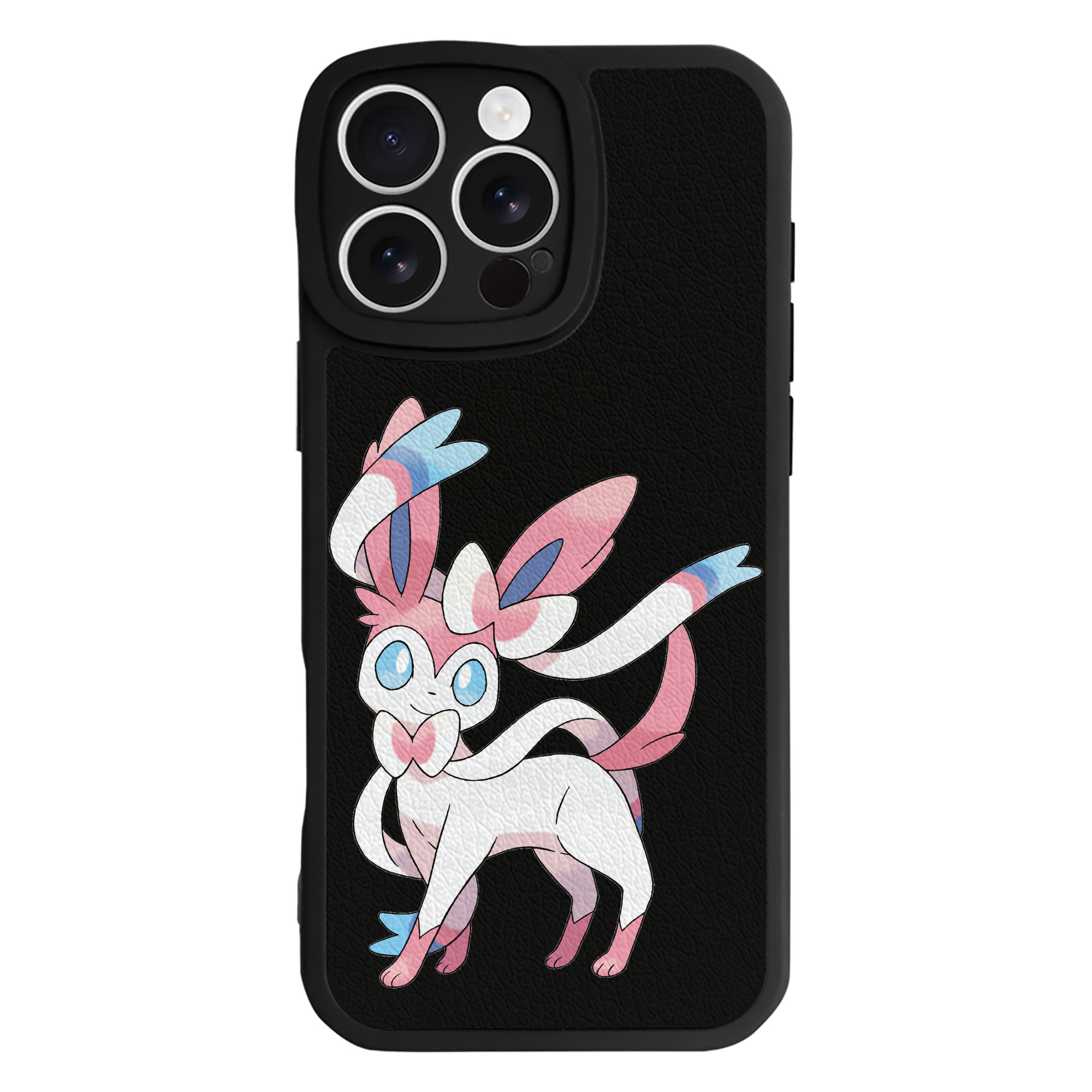 （画像用） ポケットモンスター Pokémon 【iPhone 16シリーズ対応】シリコンスマホケース（レザー調） 材質：シリコン